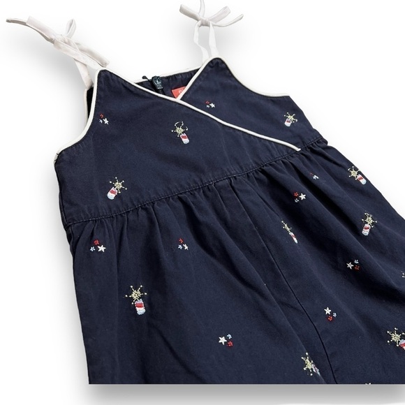 Gymboree Lil’ Firecracker Stars Patriotic Bubble Romper 18-24 months 4th Of July - Picture 3 of 4